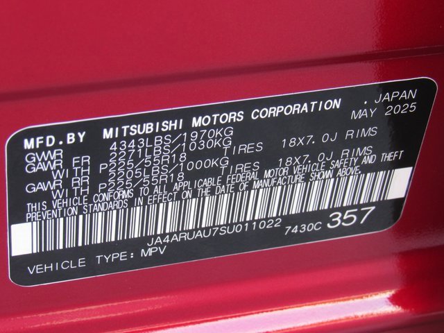 New 2025 Mitsubishi Outlander Sport ES image 13