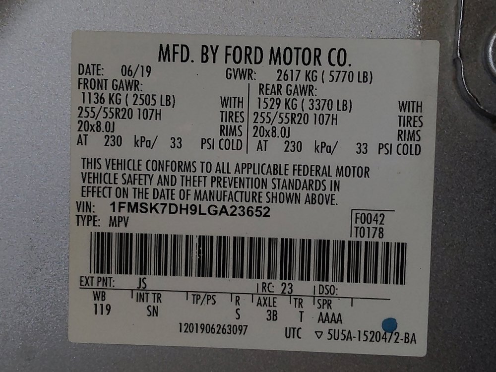 Used 2020 Ford Explorer XLT w/ Equipment Group 202A RWD image 33