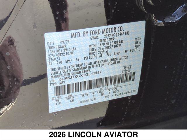 New 2026 Lincoln Aviator Reserve w/ Luxury Package AWD/4WD image 15
