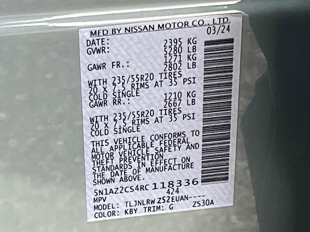 Used 2024 Nissan Murano SL AWD/4WD image 34