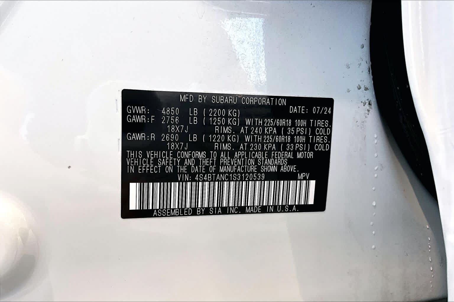 Used 2025 Subaru Outback Limited AWD/4WD image 35