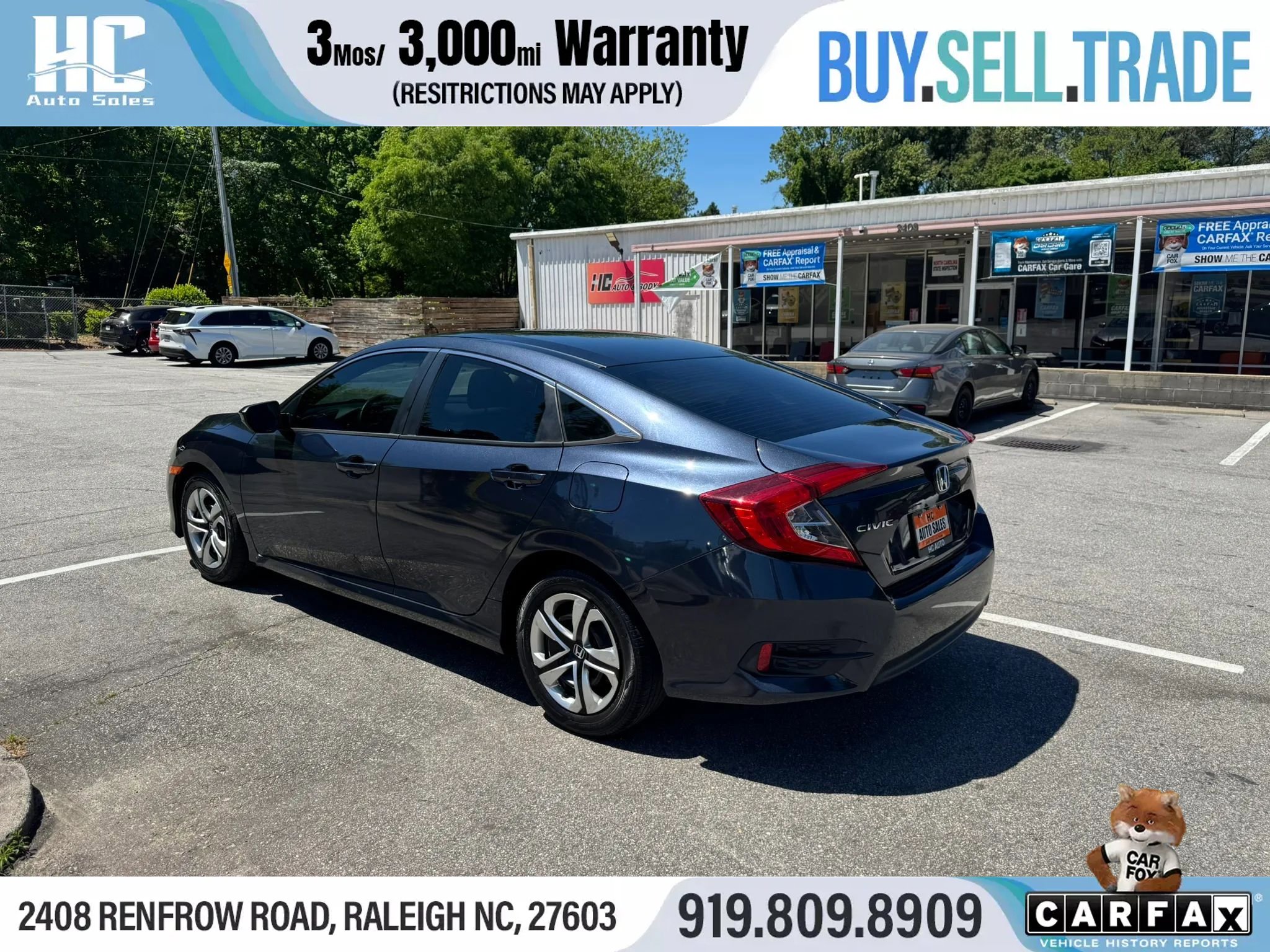 Used 2017 Honda Civic LX image 3