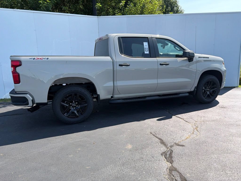 New 2026 Chevrolet Silverado 1500 Custom w/ Turbomax Blackout Package AWD/4WD image 3