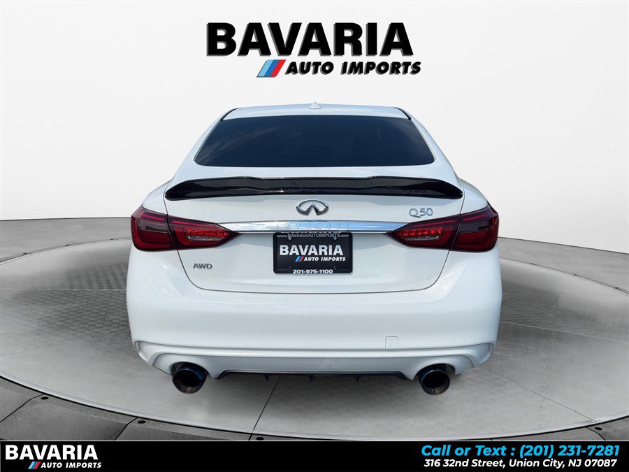 Used 2018 INFINITI Q50 Luxe w/ Essential Package (3.0T Luxe) AWD/4WD image 4
