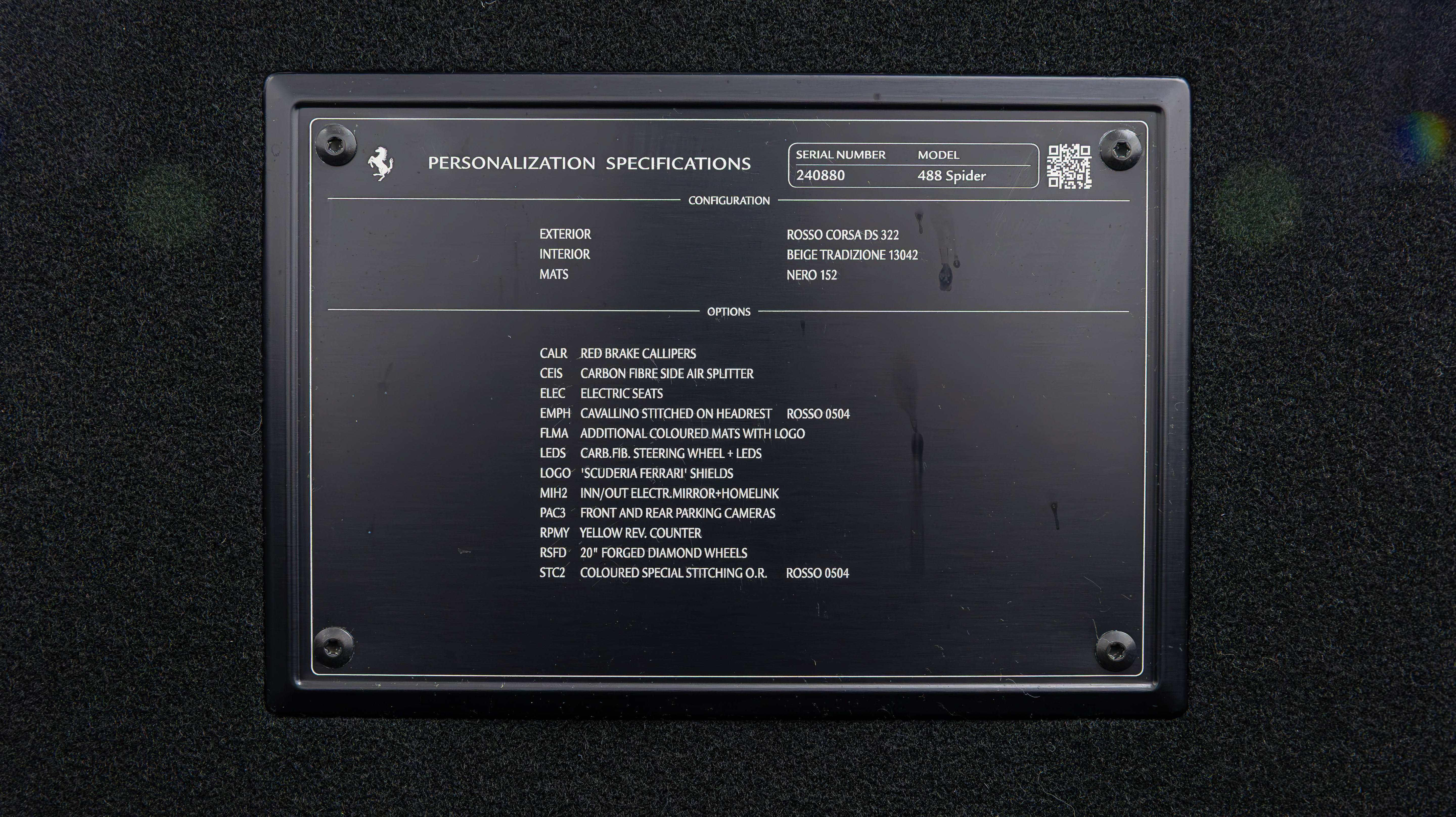Certified 2019 Ferrari 488 Spider RWD image 47