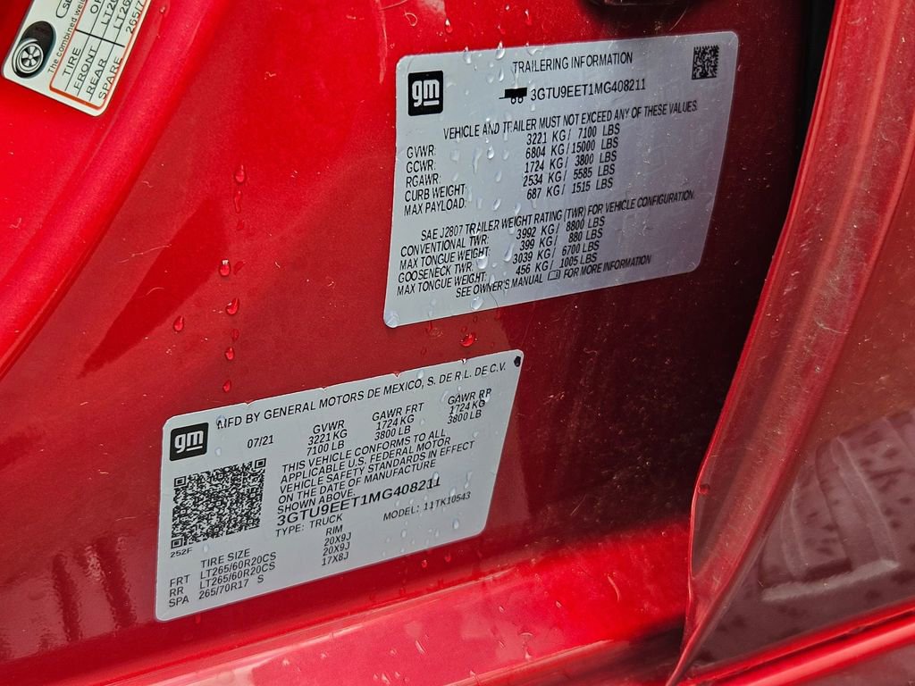 Used 2021 GMC Sierra 1500 AT4 AWD/4WD image 28