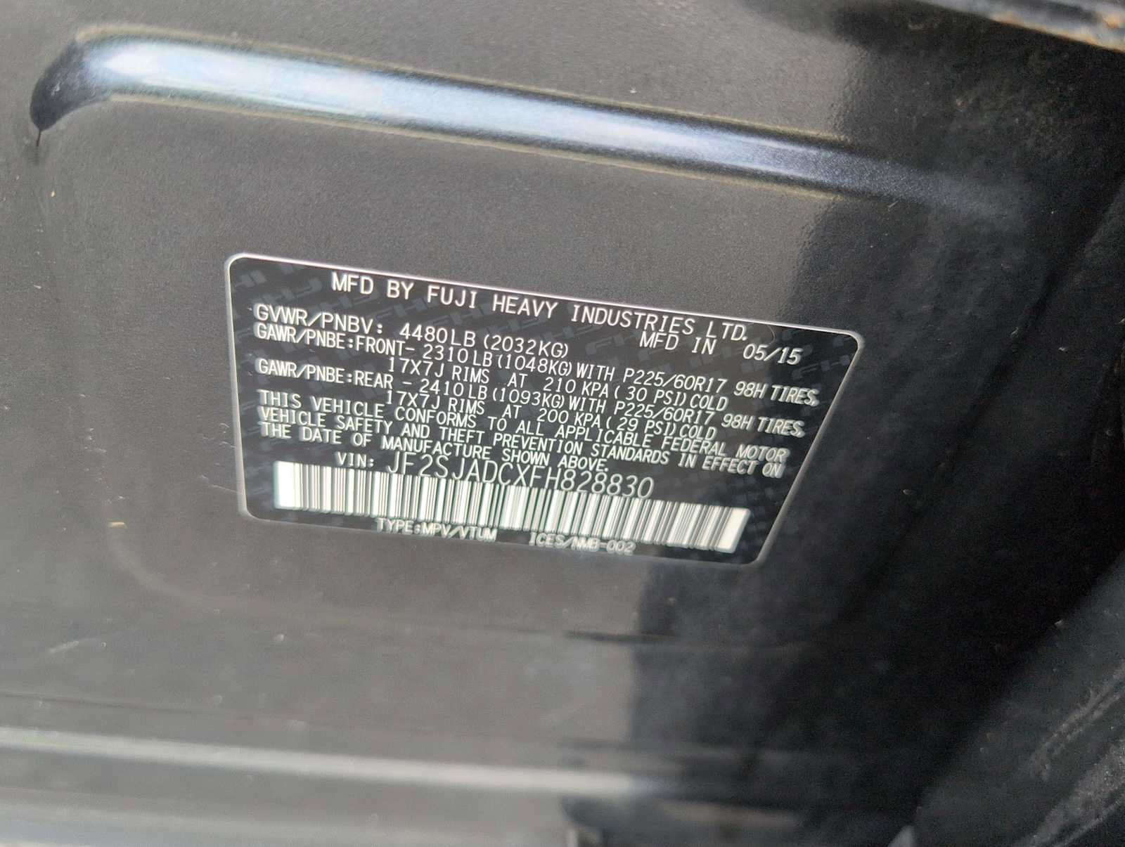 Used 2015 Subaru Forester 2.5i Premium w/ Protection Package #1 AWD/4WD image 32