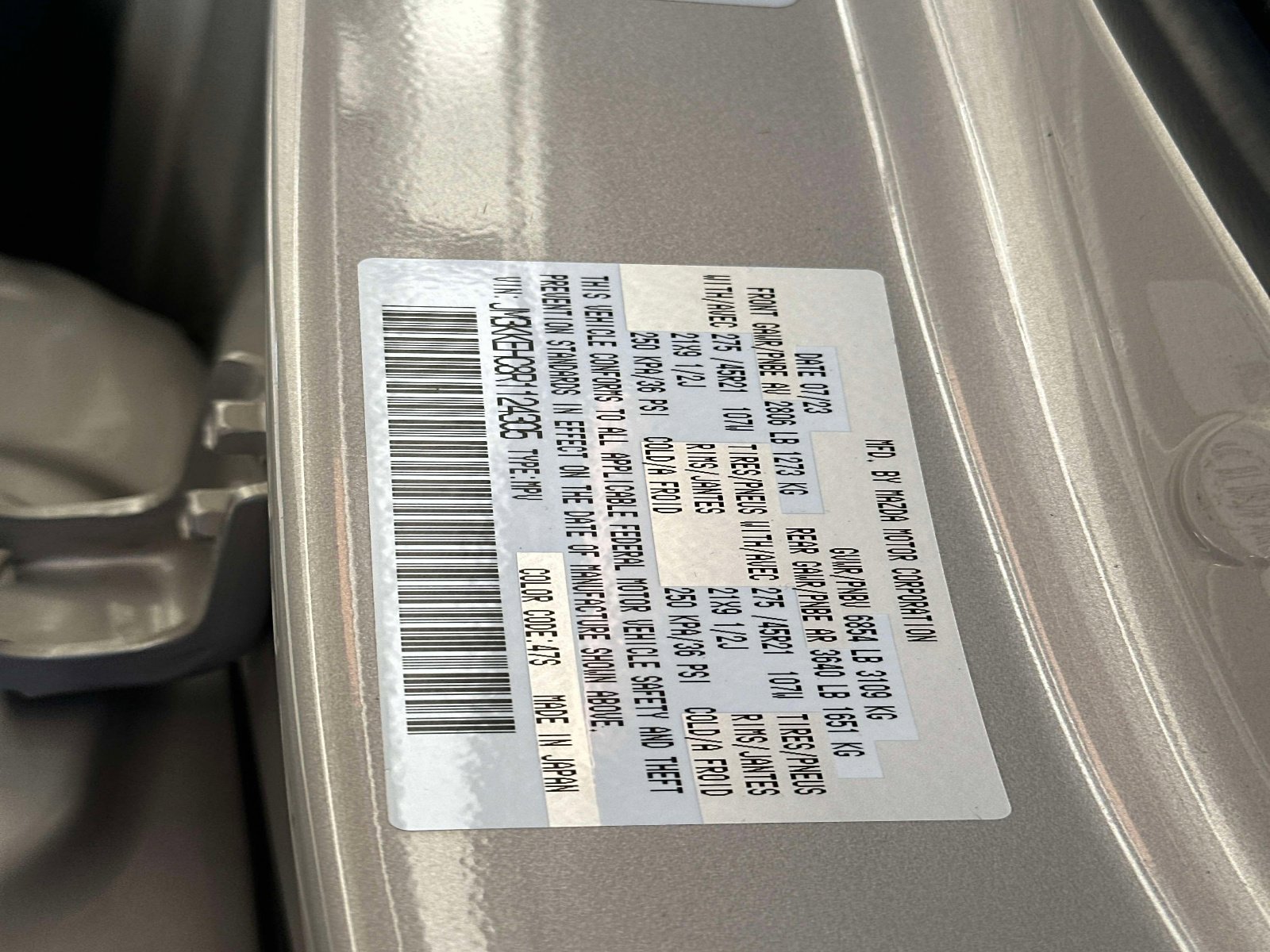 Used 2024 MAZDA CX-90 3.3 Turbo S w/ Premium Plus image 32