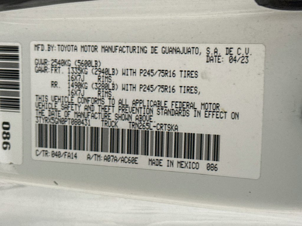 Certified 2023 Toyota Tacoma SR RWD image 35