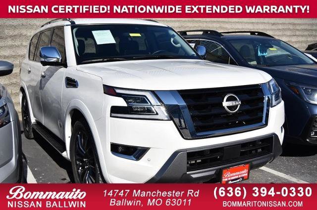 Certified 2023 Nissan Armada Platinum w/ Captain's Chairs Package image 1