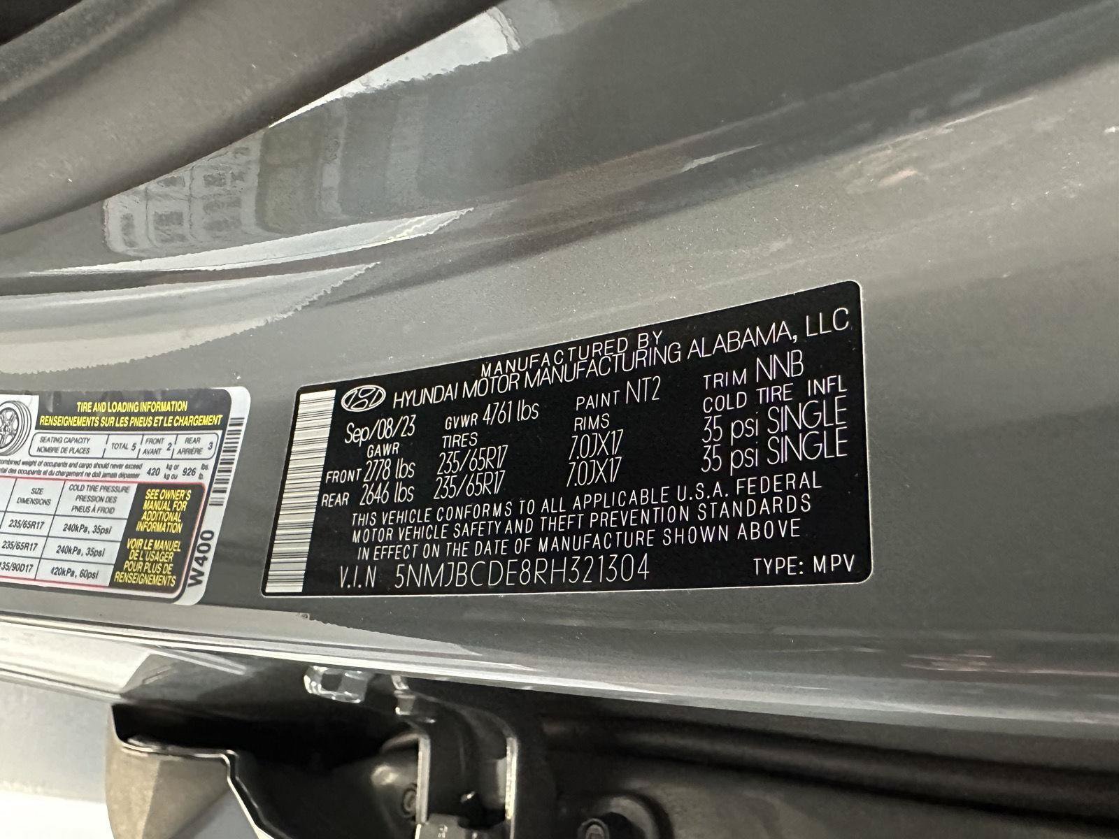 Certified 2024 Hyundai Tucson SEL AWD/4WD image 16