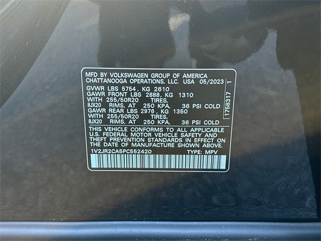 Used 2023 Volkswagen Atlas SE w/ Panoramic Sunroof Package image 39