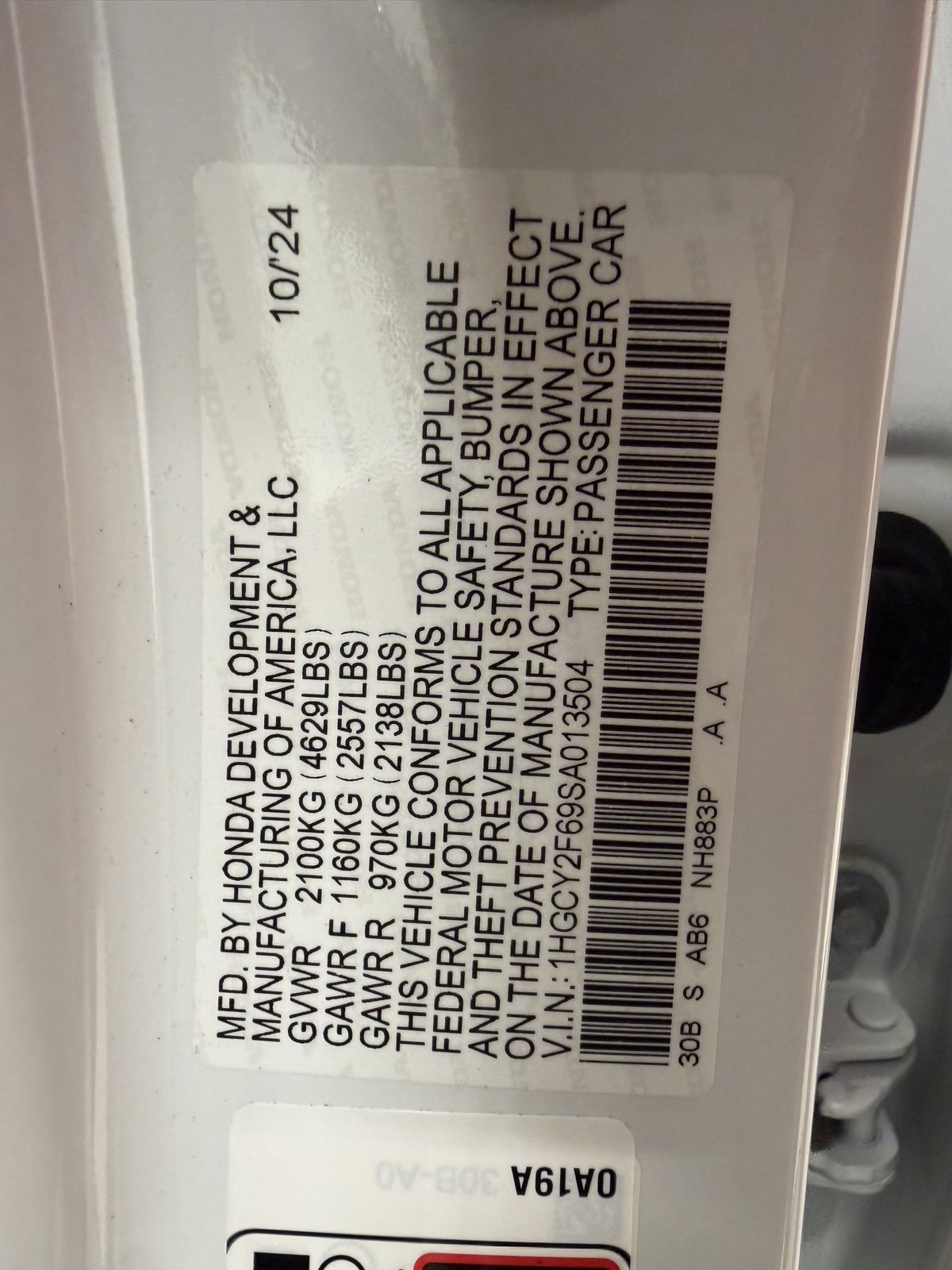 Used 2025 Honda Accord EX-L image 61