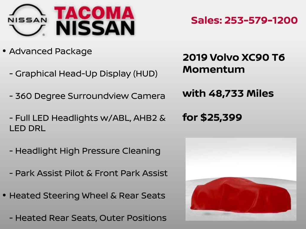 Used 2019 Volvo XC90 T6 Momentum w/ Advanced Package image 6