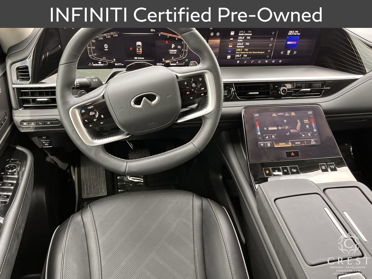 Certified 2025 INFINITI QX80 Luxe w/ Cargo Package RWD image 11