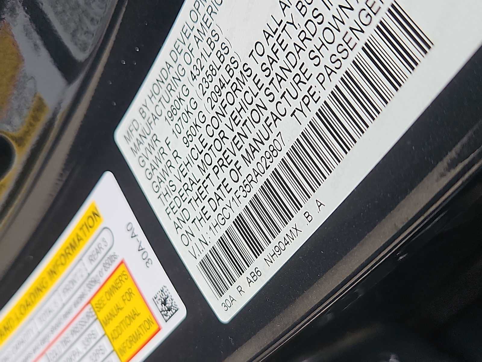Certified 2024 Honda Accord EX image 14
