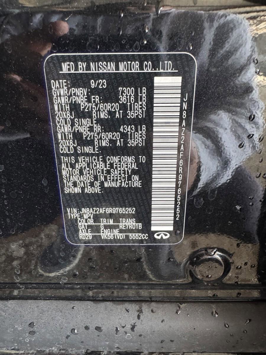 Used 2024 INFINITI QX80 Luxe image 50