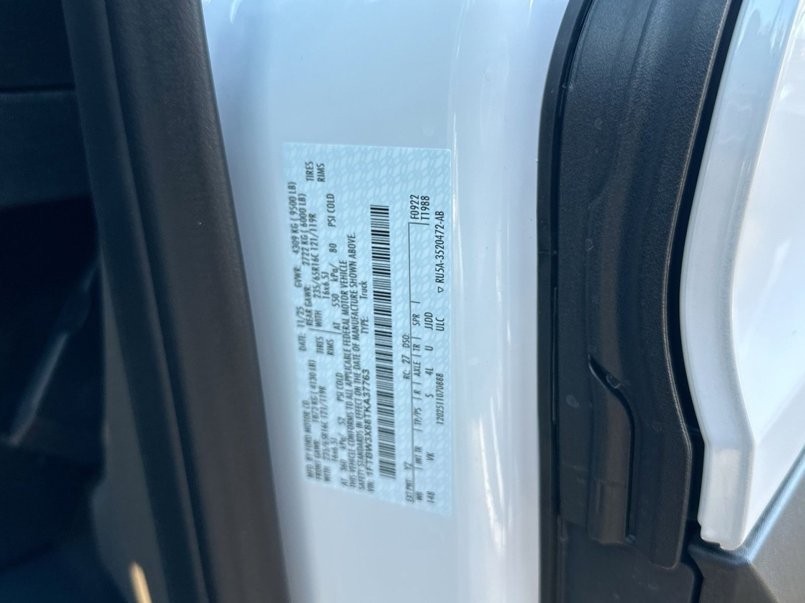 New 2026 Ford Transit 350 148 High Roof Extended w/ Load Area Protection Package image 40