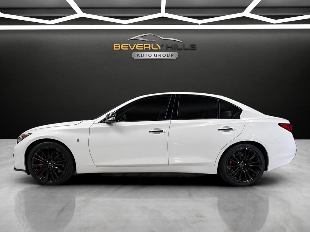 Used 2018 INFINITI Q50 Red Sport 400 AWD/4WD image 2
