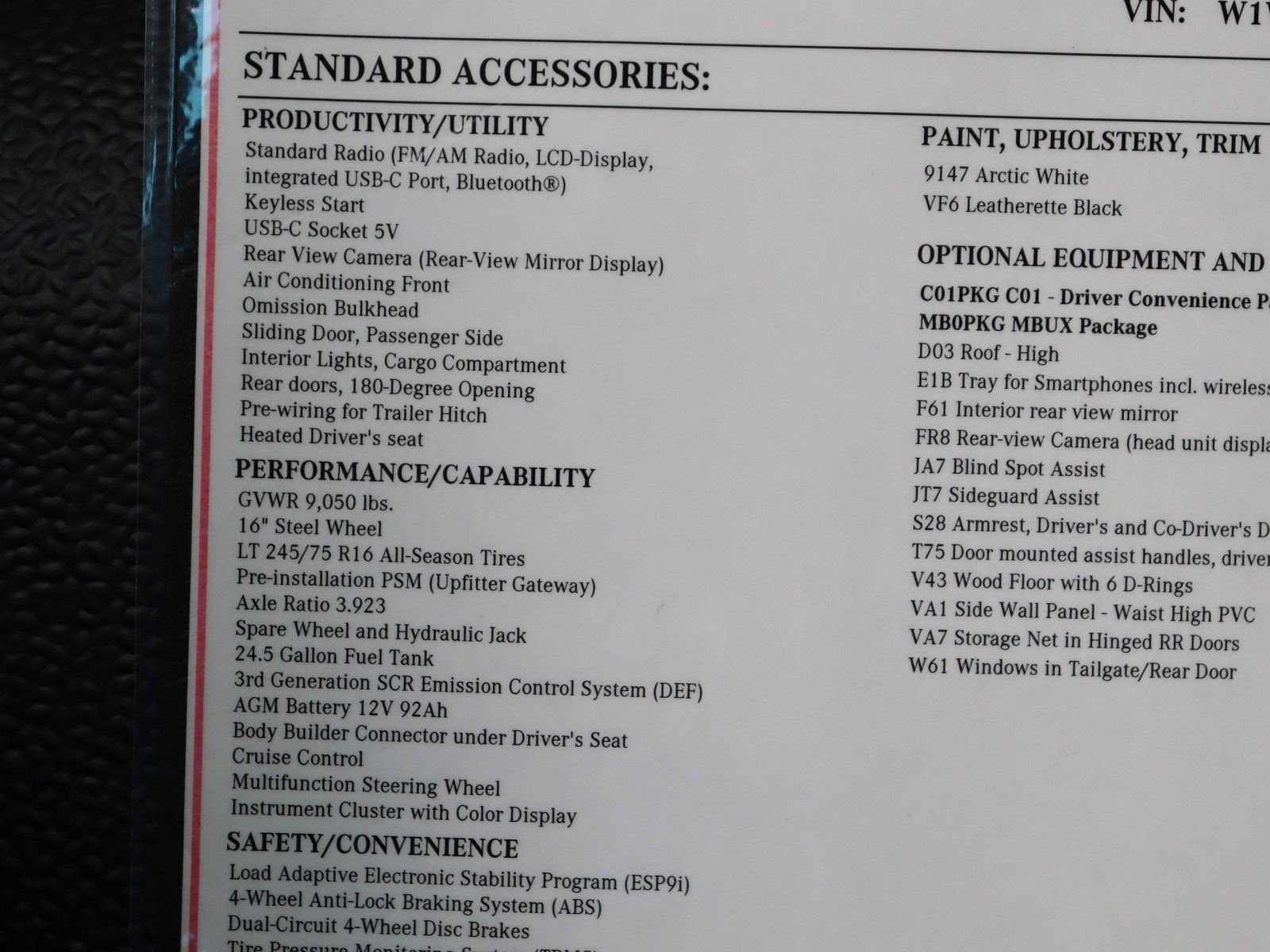 Used 2025 Mercedes-Benz Sprinter 2500 image 43