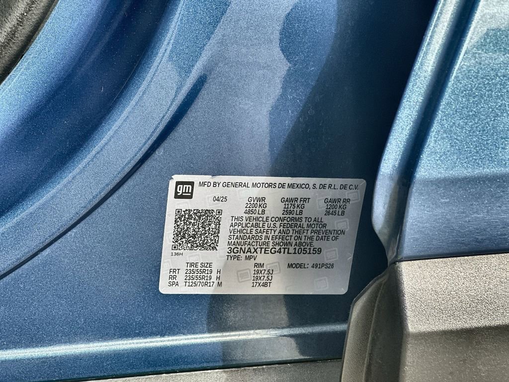 Certified 2026 Chevrolet Equinox RS w/ Safety and Technology Package image 34