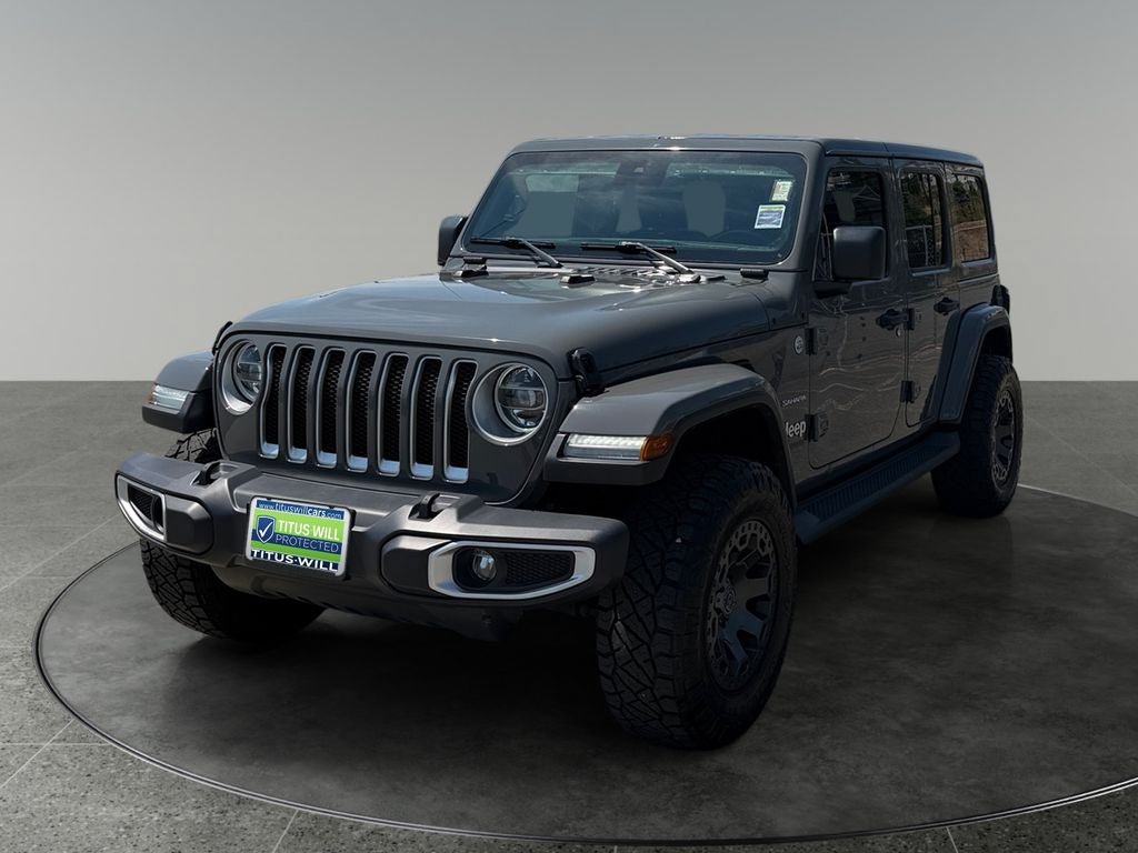 Used 2020 Jeep Wrangler Unlimited Sahara AWD/4WD image 3