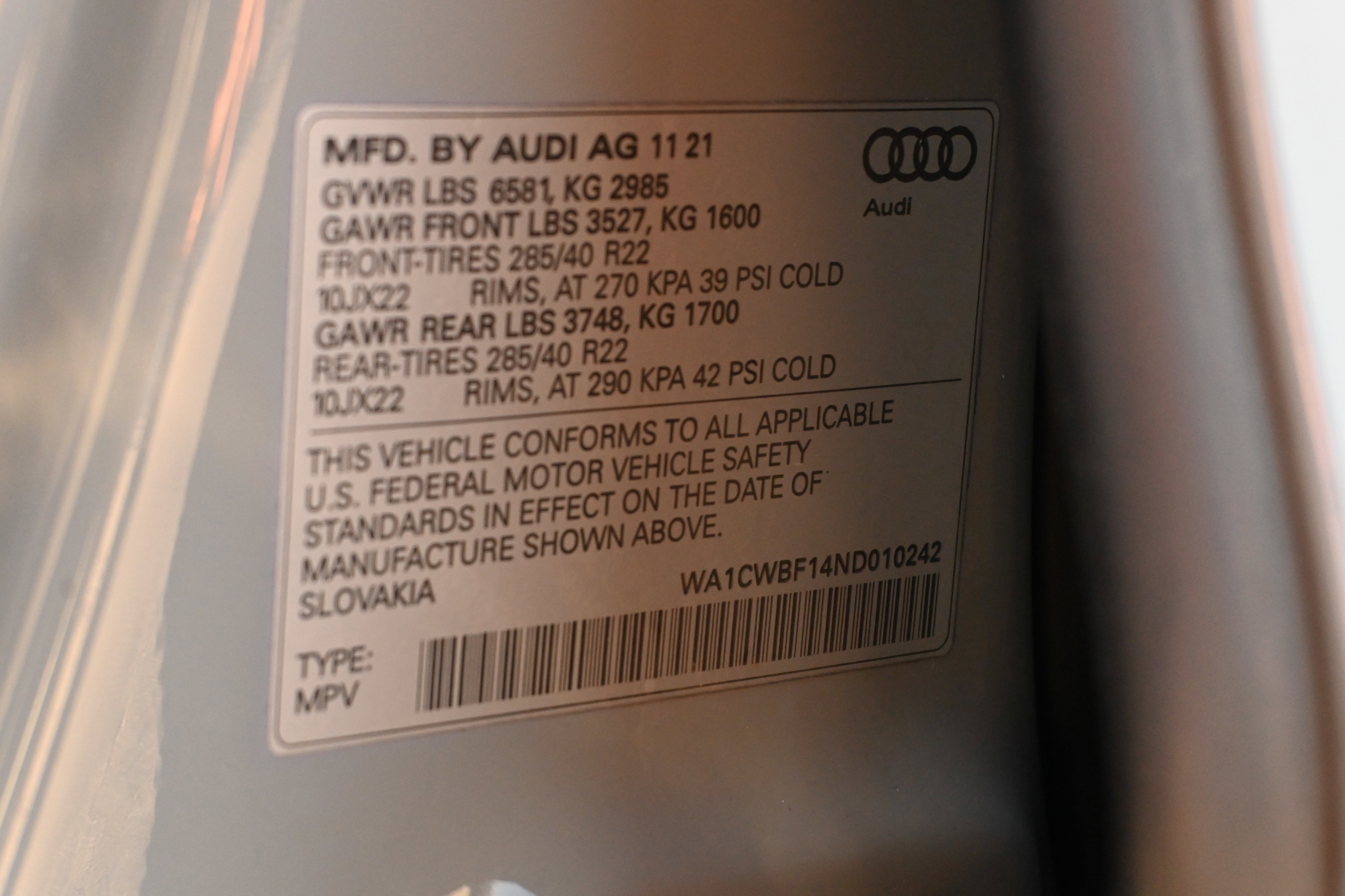 Used 2022 Audi SQ8 Prestige image 40
