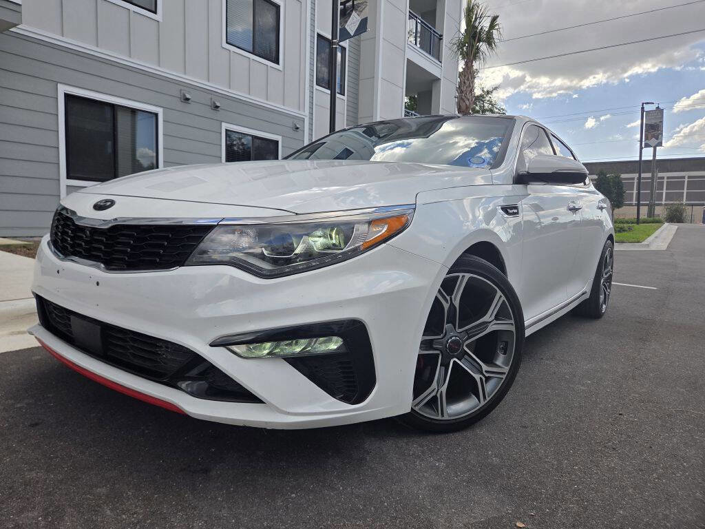 Used 2019 Kia Optima SX w/ SX Limited (Black) Package FWD image 1