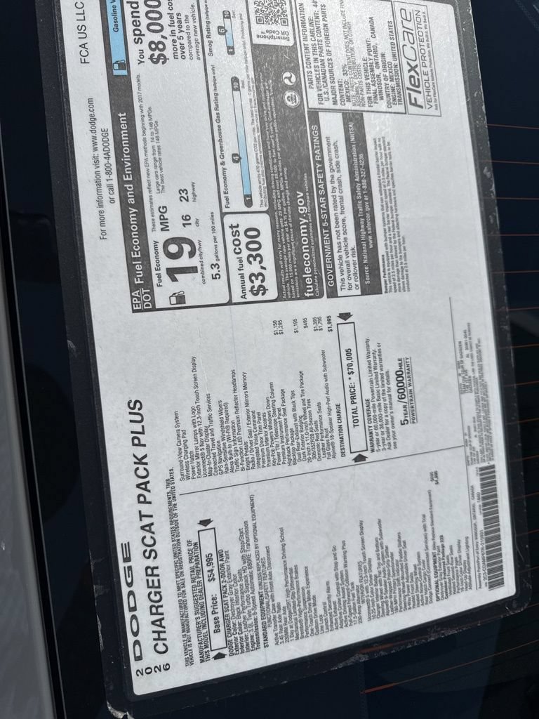 New 2026 Dodge Charger Scat Pack AWD/4WD image 21