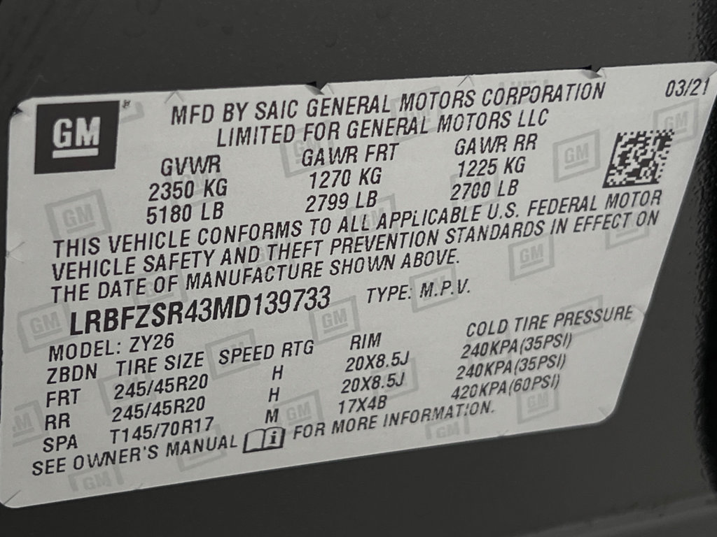 Used 2021 Buick Envision Avenir w/ Technology Package II AWD/4WD image 24