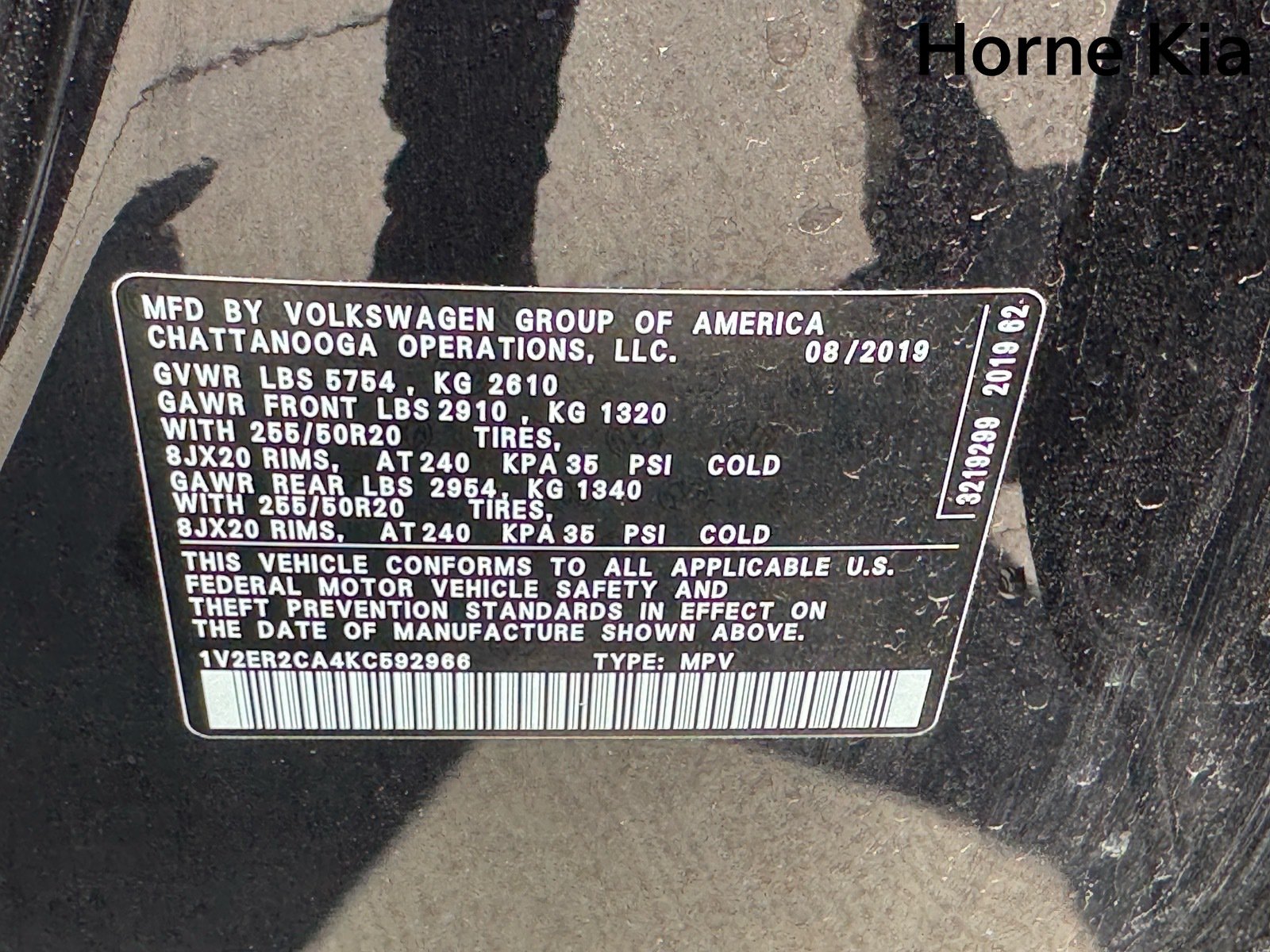 Used 2019 Volkswagen Atlas SEL FWD image 30