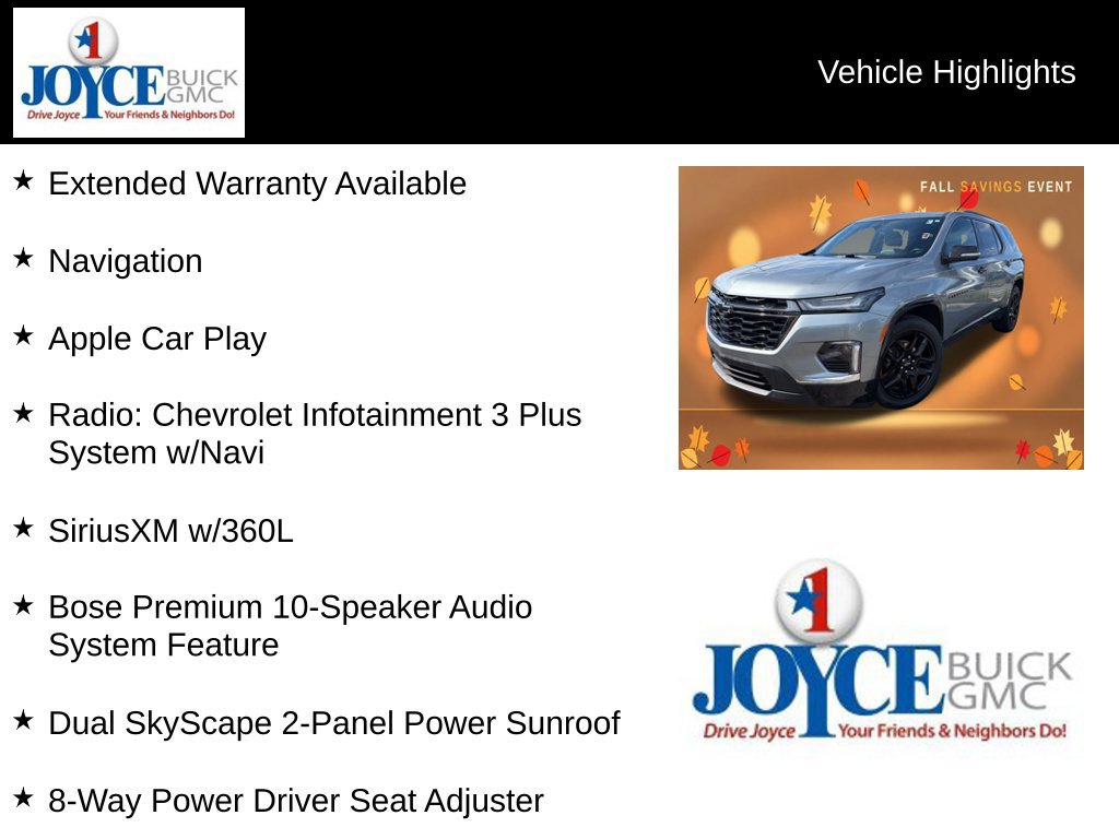 Certified 2023 Chevrolet Traverse Premier w/ Redline Edition AWD/4WD image 25