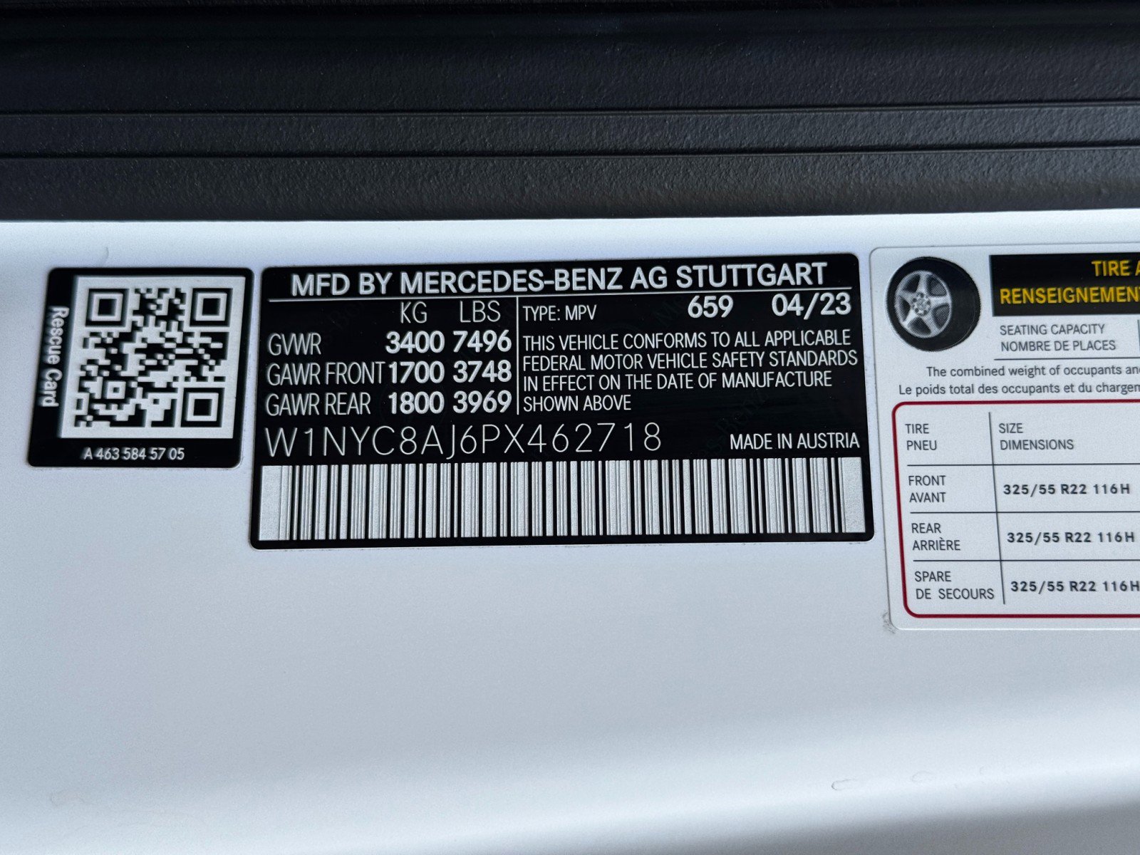 Used 2023 Mercedes-Benz G 63 AMG Squared w/ AMG Night Package Magno image 58