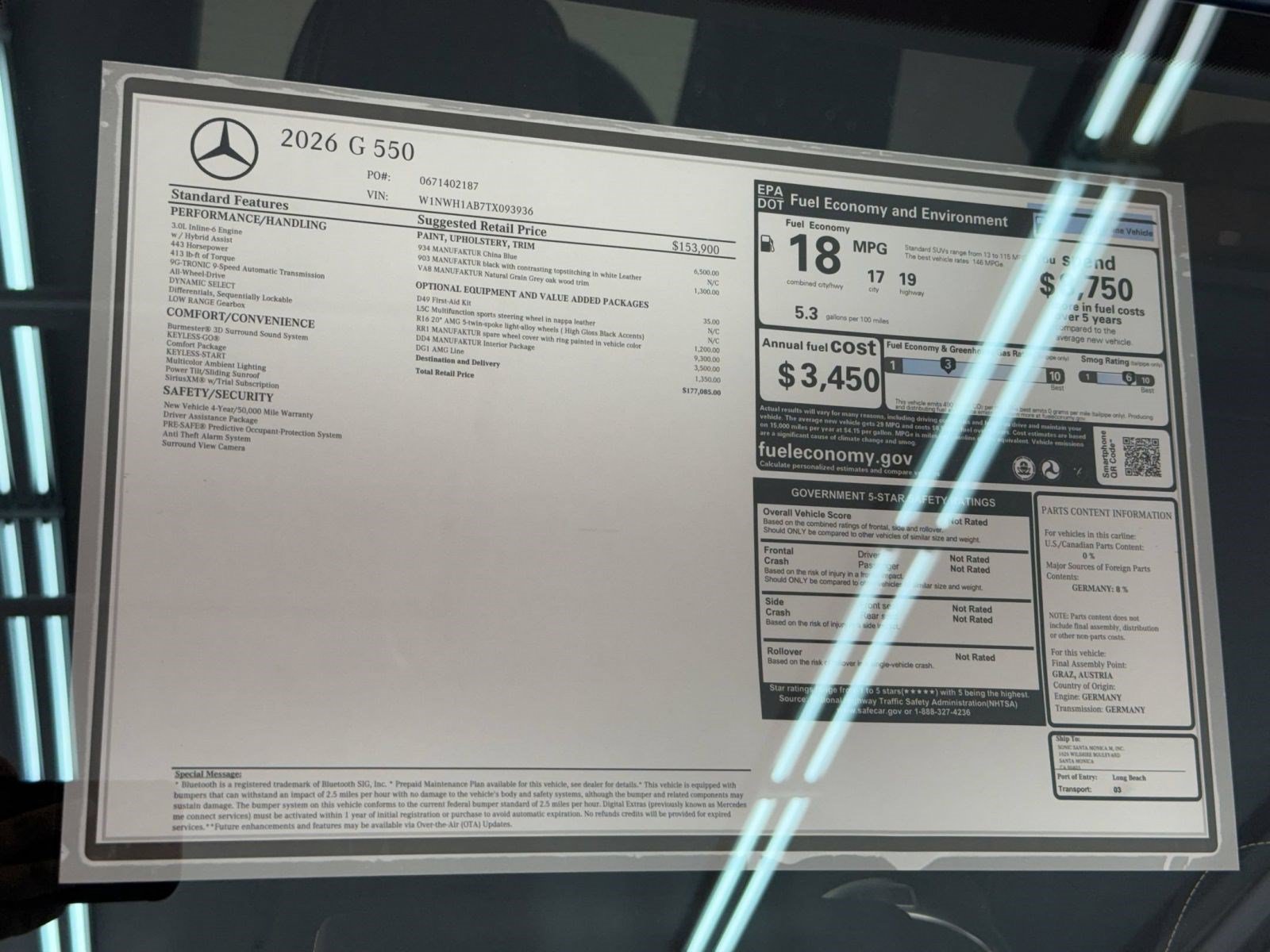 New 2026 Mercedes-Benz G 550 image 33