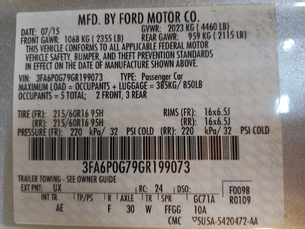 Used 2016 Ford Fusion S image 33