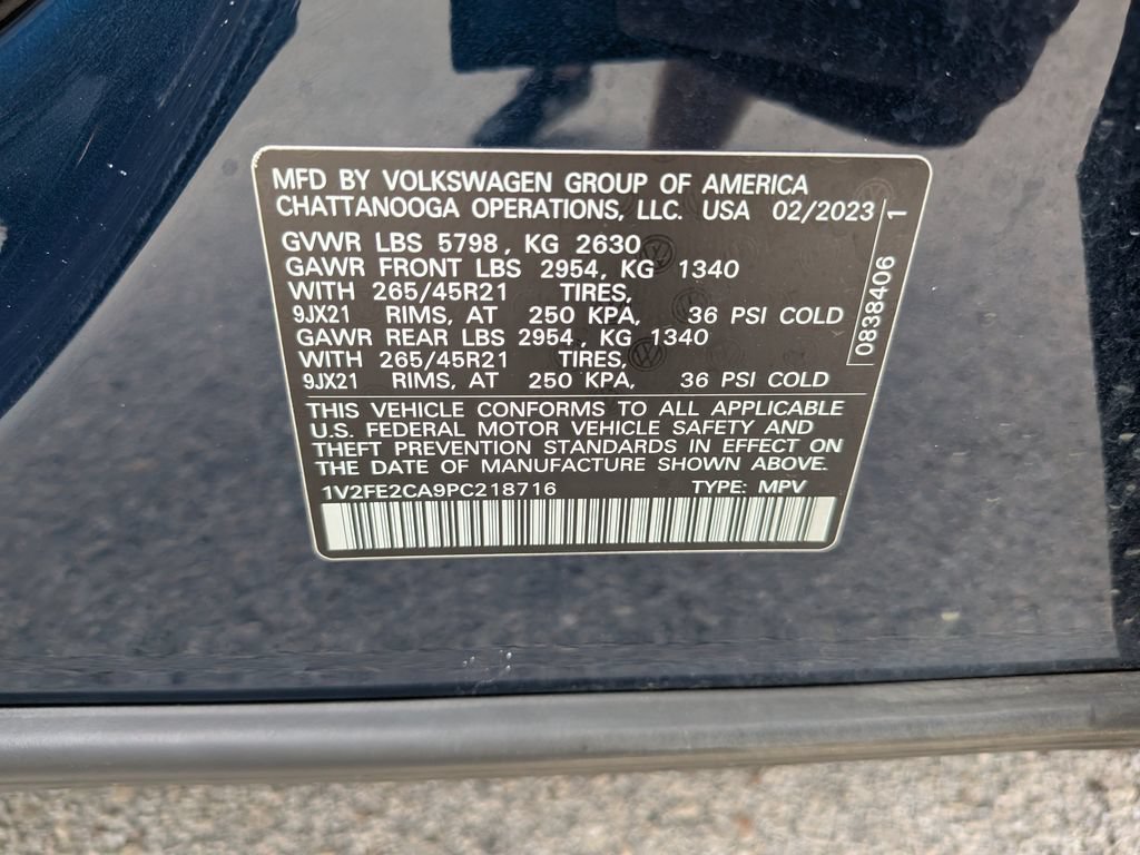 Certified 2023 Volkswagen Atlas Cross Sport SEL Premium R-Line AWD/4WD image 39