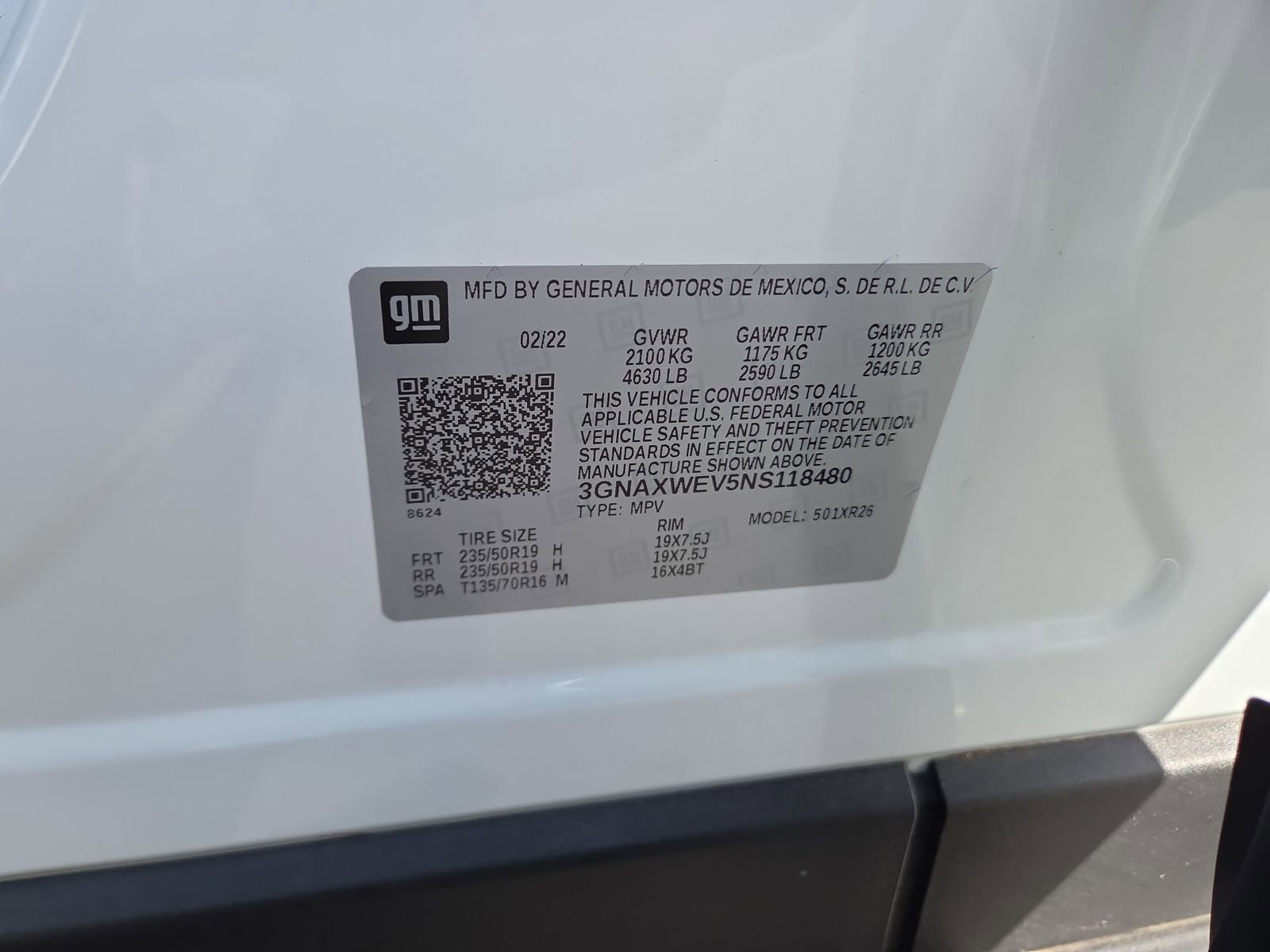 Used 2022 Chevrolet Equinox RS w/ RS Leather Package image 27