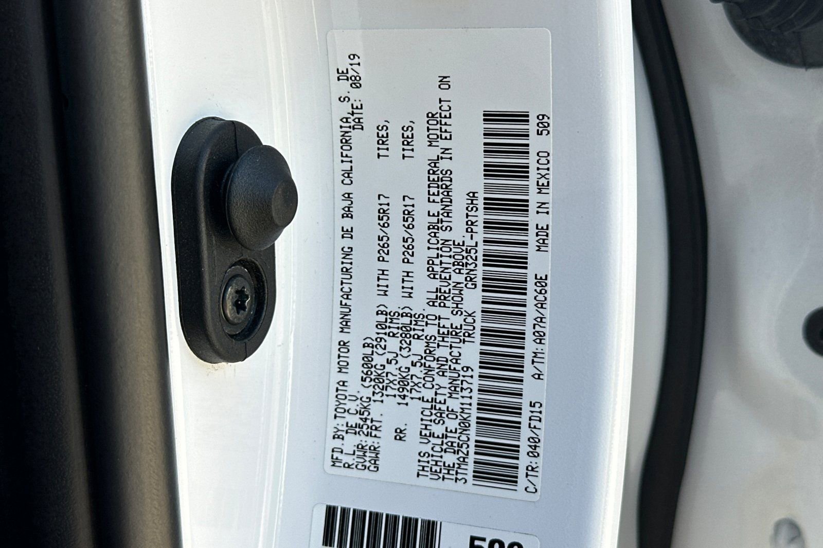 Used 2019 Toyota Tacoma TRD Sport w/ Technology Package image 33