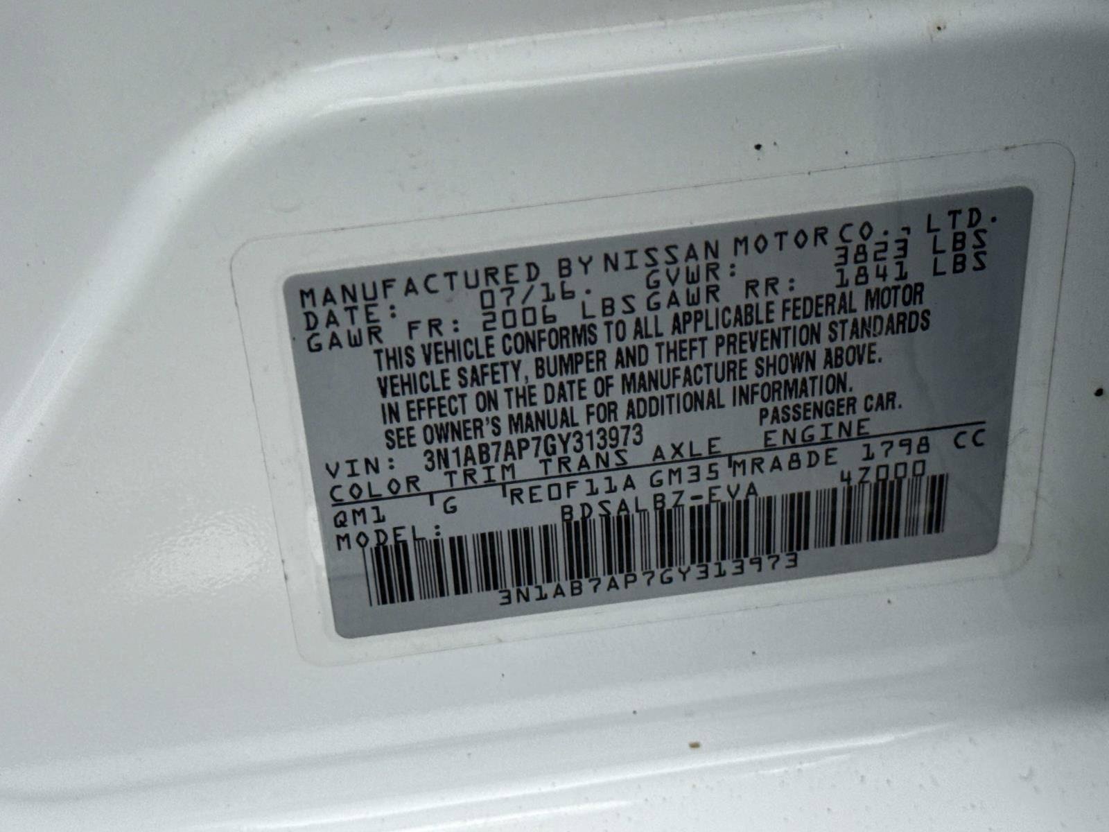 Used 2016 Nissan Sentra S image 28