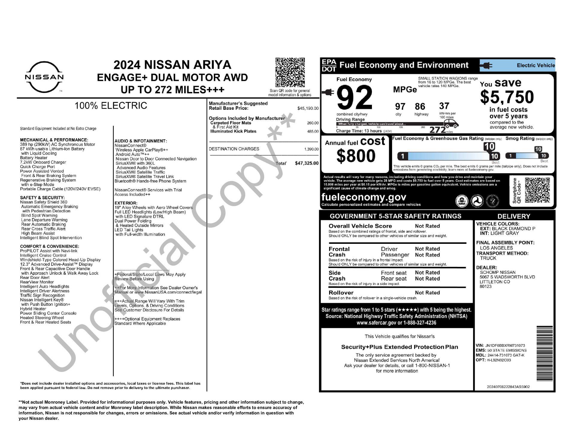 Certified 2024 Nissan Ariya AWD image 11