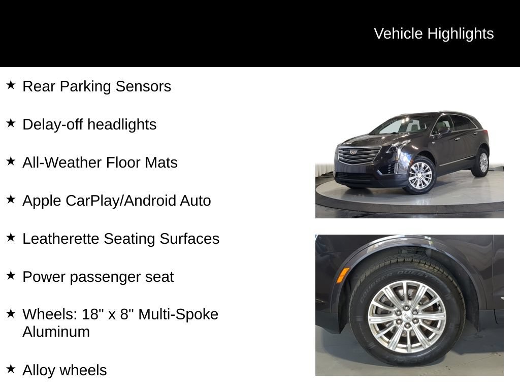 Used 2018 Cadillac XT5 FWD w/ LPO, Wheel Lock Package image 13