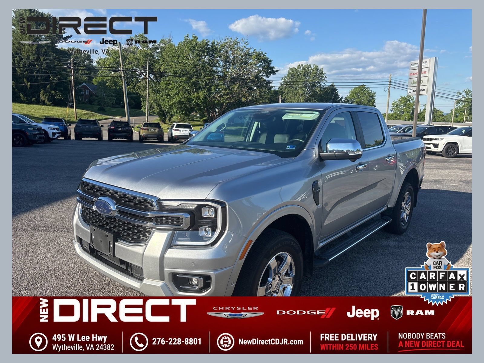 Used 2024 Ford Ranger Lariat w/ FX4 Off-Road Package