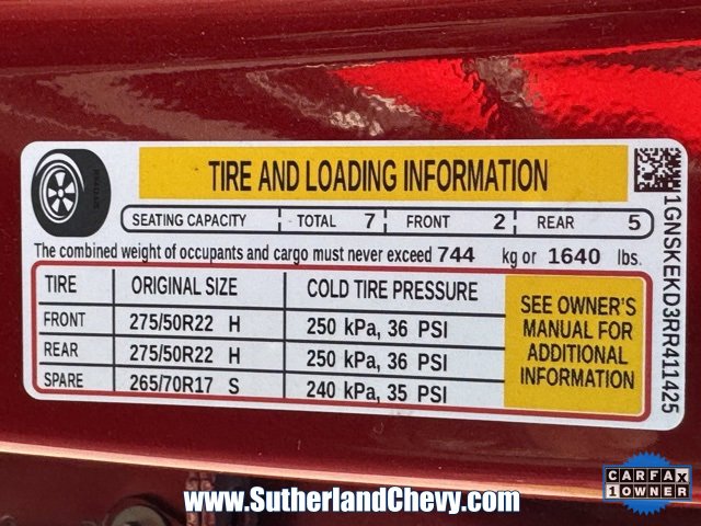 Certified 2024 Chevrolet Suburban RST w/ Luxury Package image 59