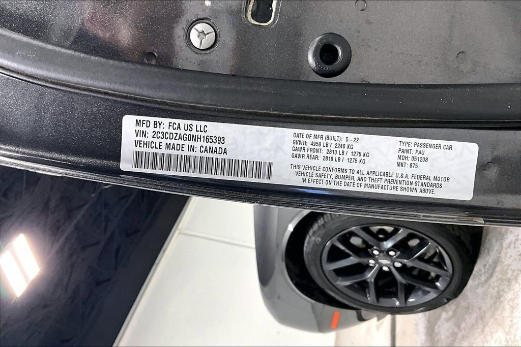 Used 2022 Dodge Challenger SXT w/ Blacktop Package image 37