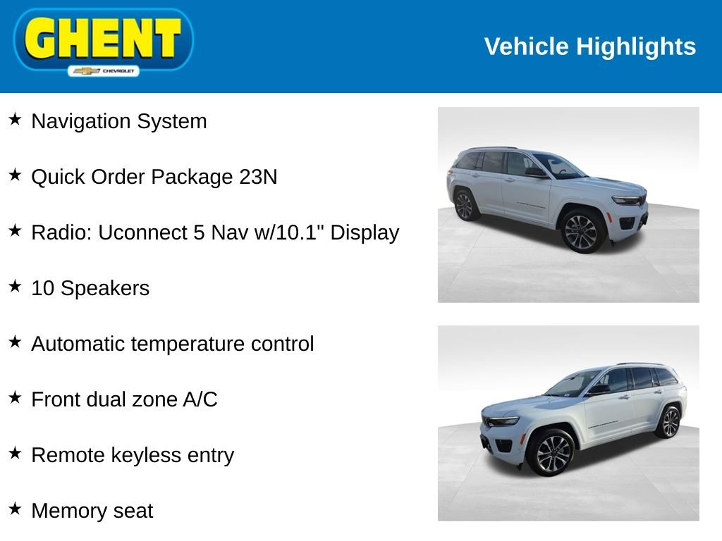 Used 2024 Jeep Grand Cherokee Overland w/ Trailer Tow Package image 2