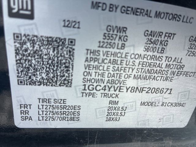 Used 2022 Chevrolet Silverado 3500 High Country w/ Safety Package II image 13