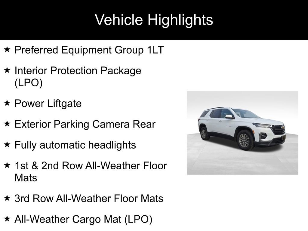 Used 2023 Chevrolet Traverse LT image 2