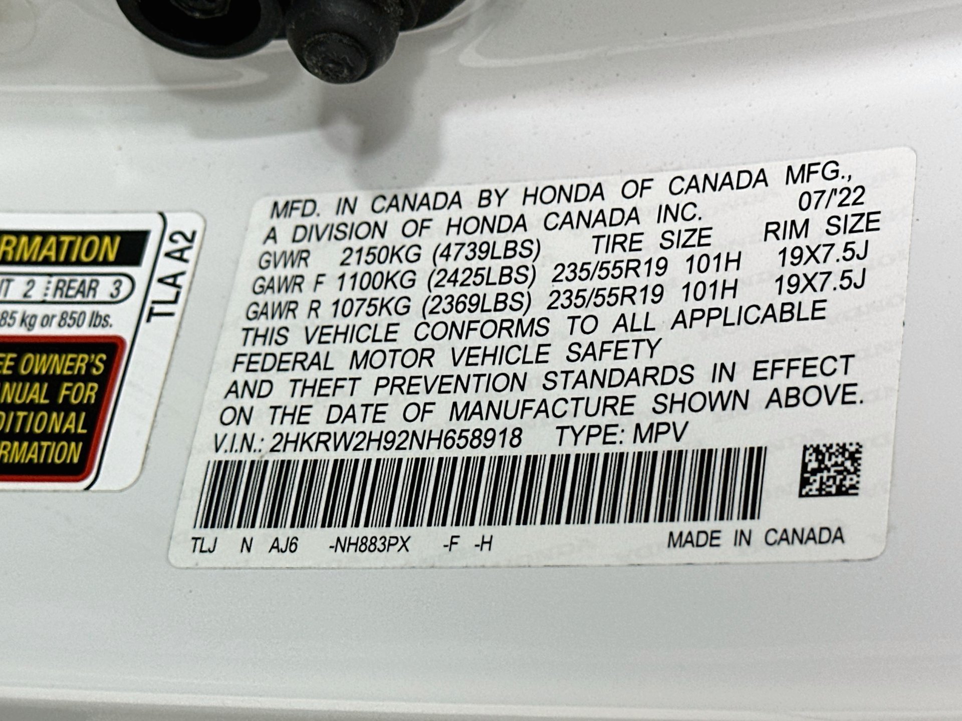 Used 2022 Honda CR-V Touring image 34