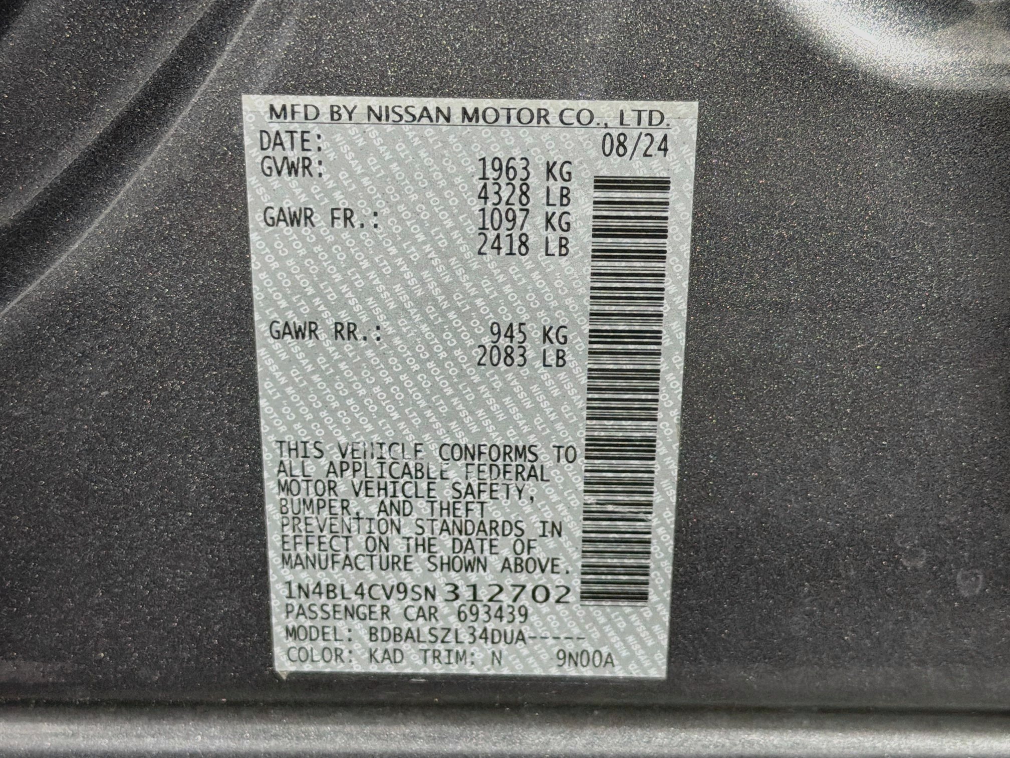 Used 2025 Nissan Altima 2.5 SR FWD image 12