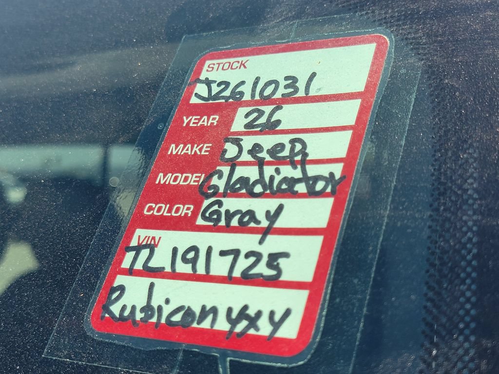 New 2026 Jeep Gladiator Rubicon AWD/4WD image 25